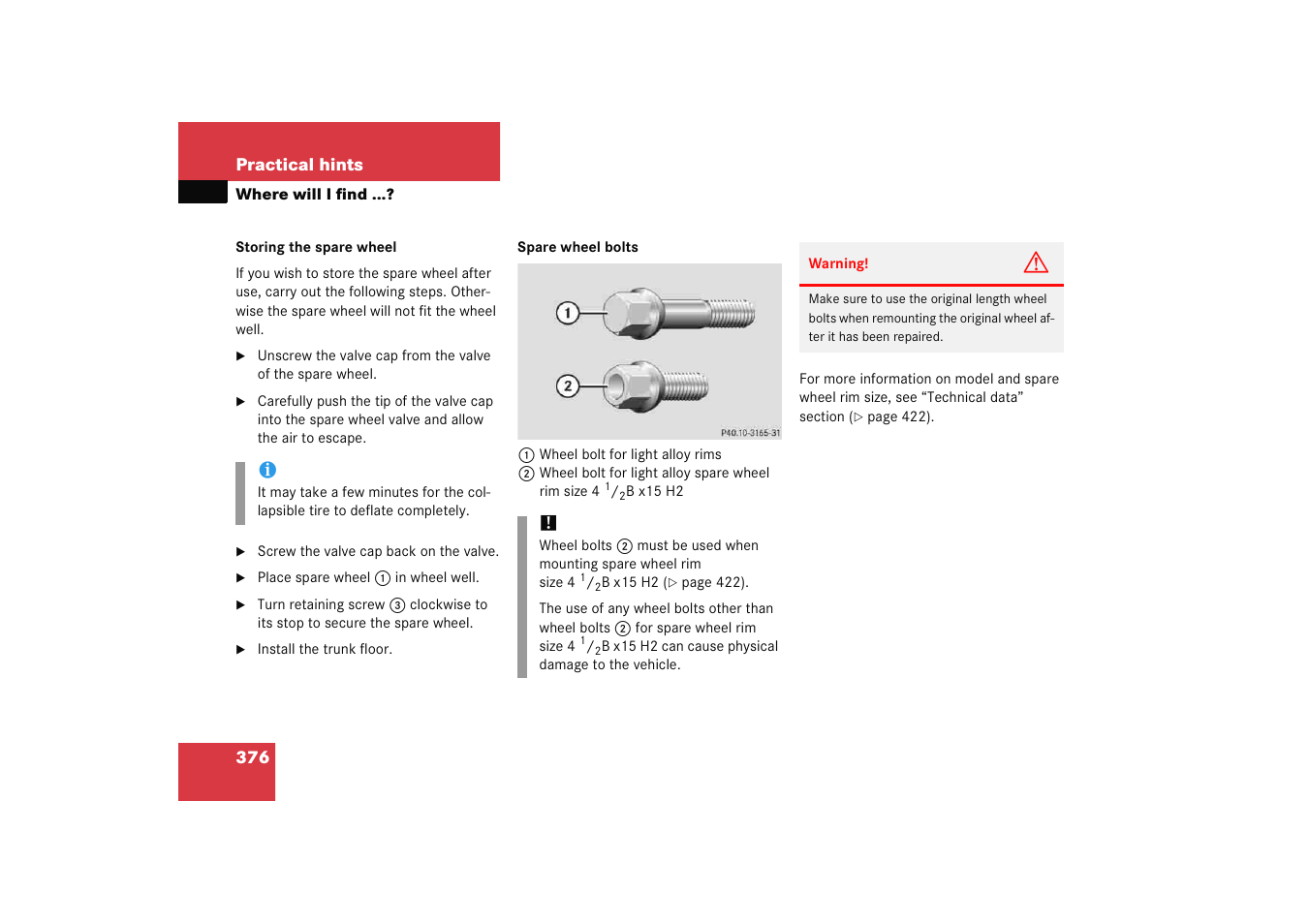 Mercedes-Benz 2005 C 230 Kompressor User Manual | Page 377 / 474