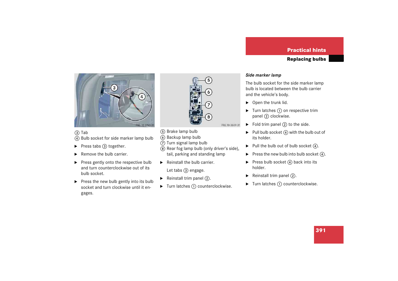 Mercedes-Benz 2005 C 230 Kompressor User Manual | Page 392 / 474