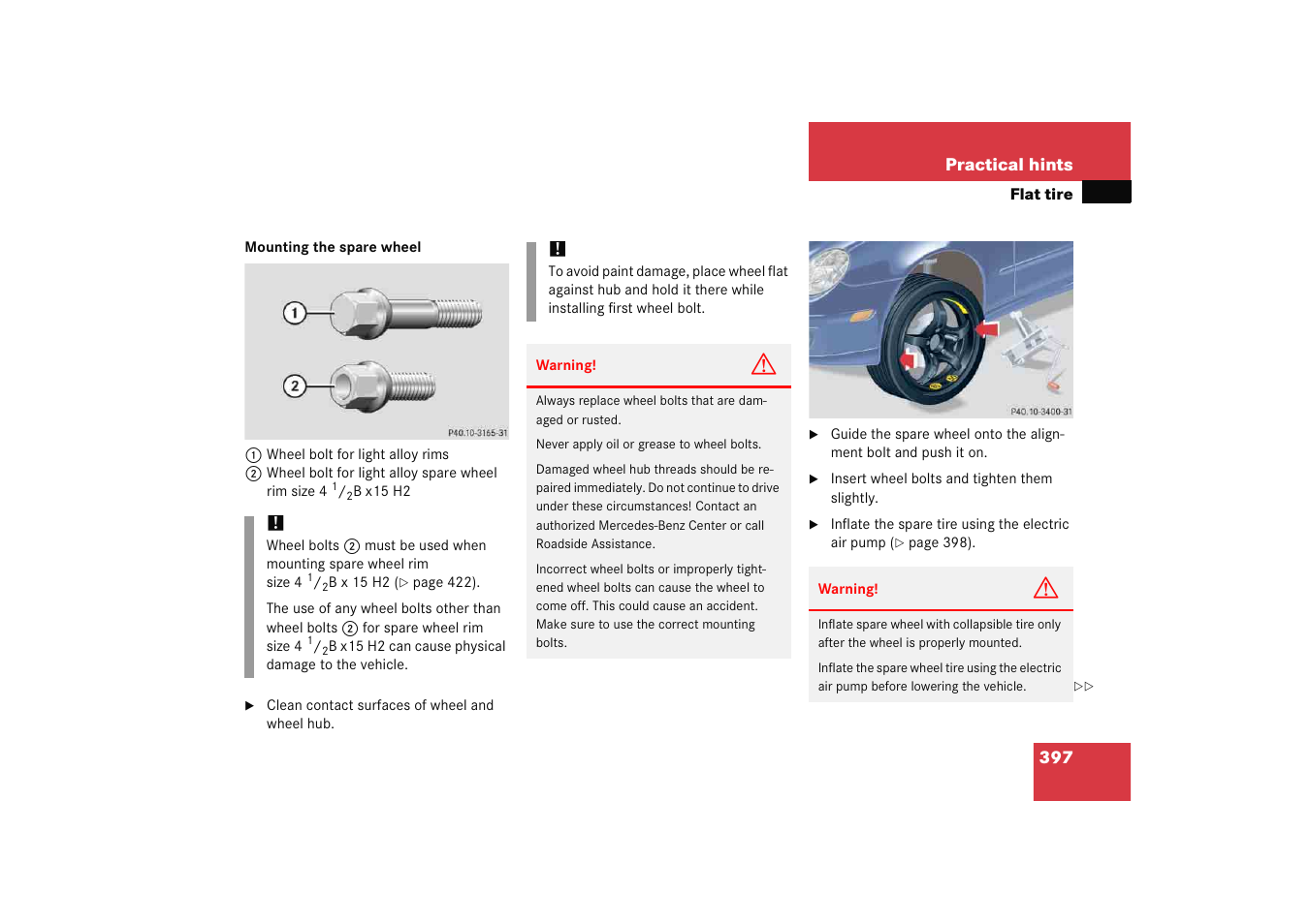 Mercedes-Benz 2005 C 230 Kompressor User Manual | Page 398 / 474