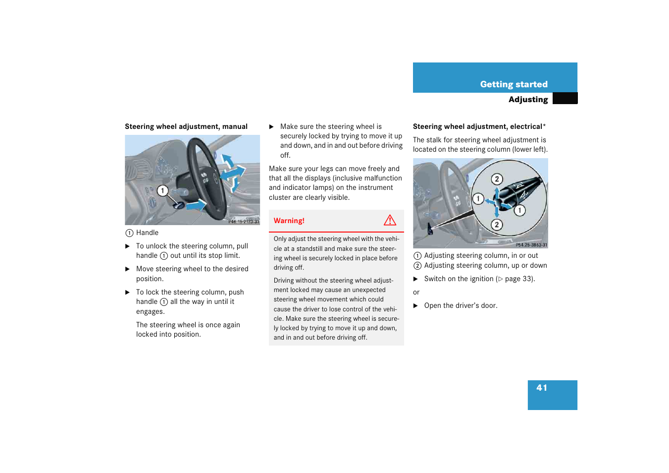 Mercedes-Benz 2005 C 230 Kompressor User Manual | Page 42 / 474