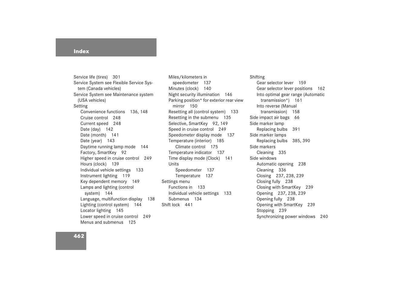 Mercedes-Benz 2005 C 230 Kompressor User Manual | Page 463 / 474