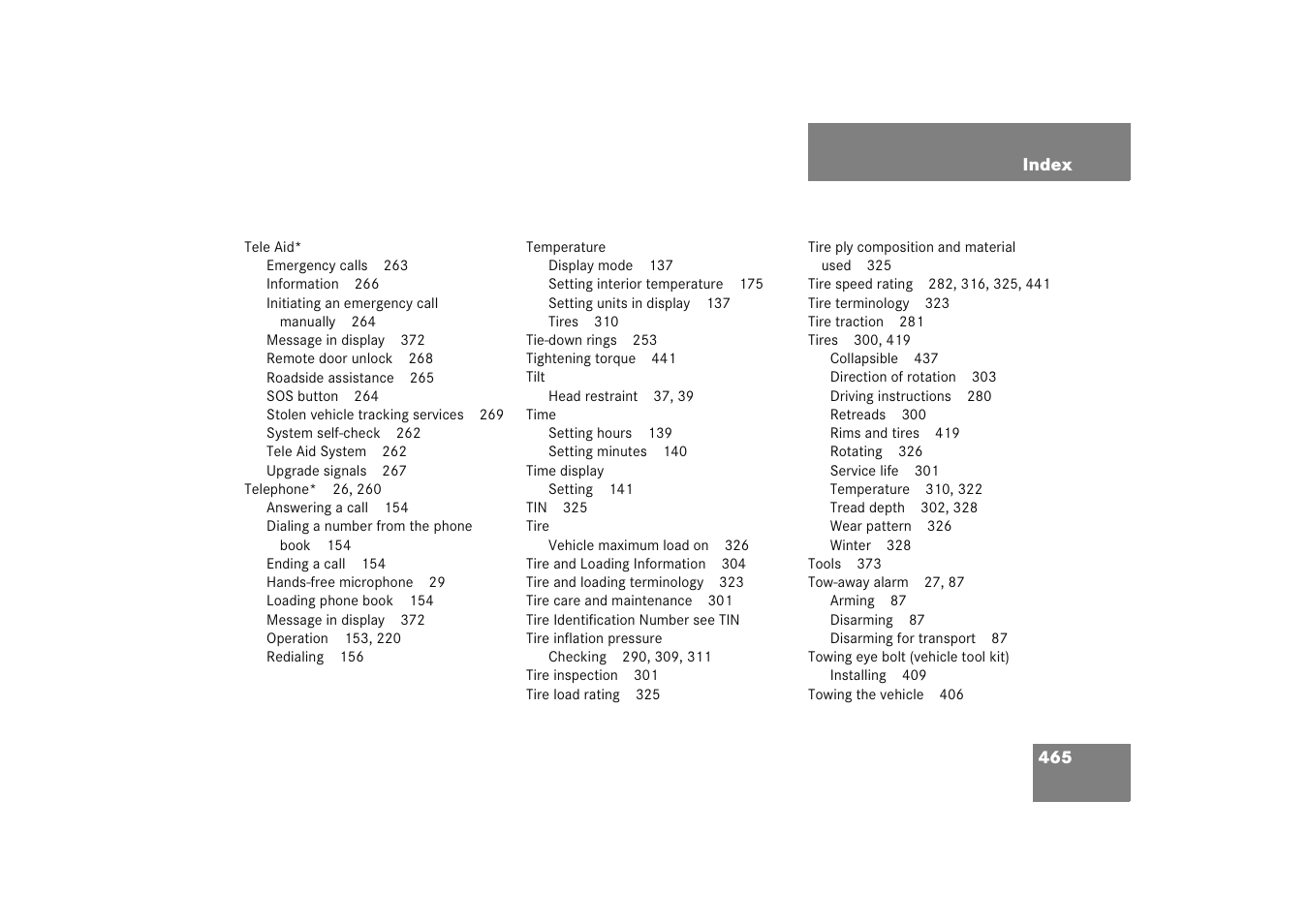 Mercedes-Benz 2005 C 230 Kompressor User Manual | Page 466 / 474