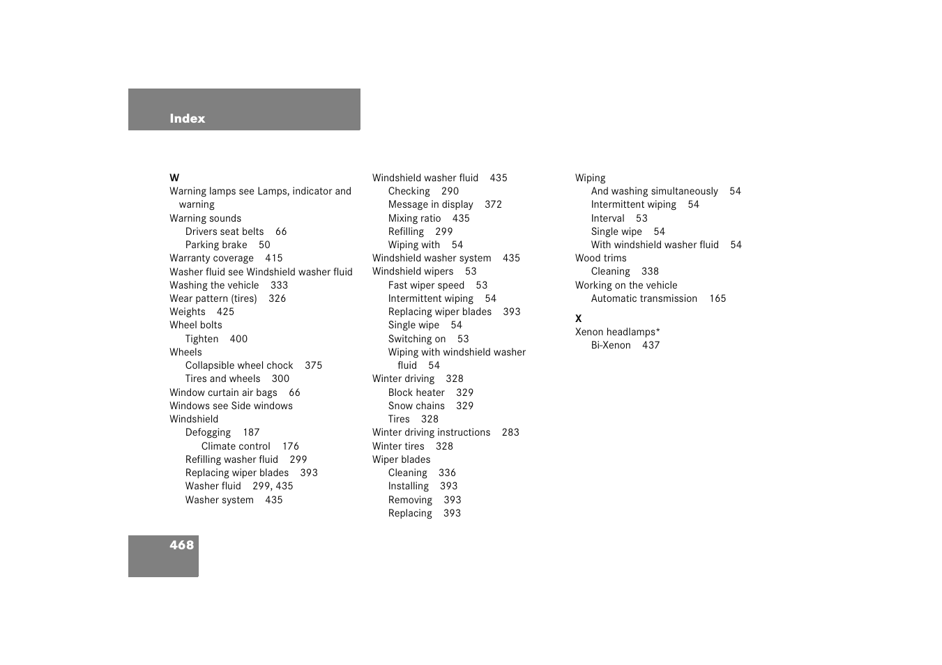 Mercedes-Benz 2005 C 230 Kompressor User Manual | Page 469 / 474