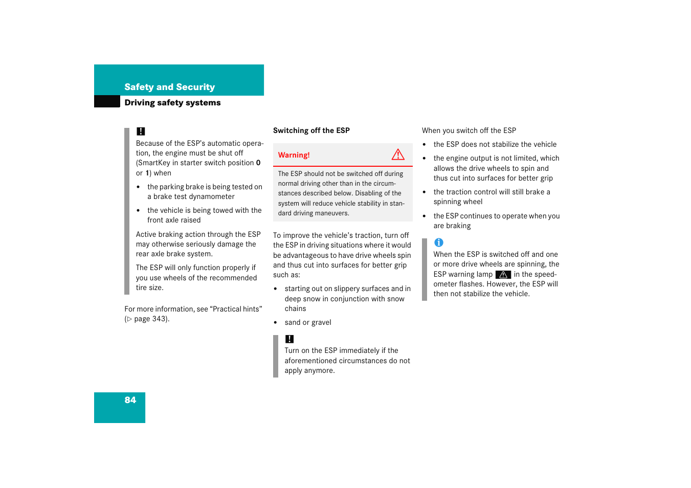 Mercedes-Benz 2005 C 230 Kompressor User Manual | Page 85 / 474