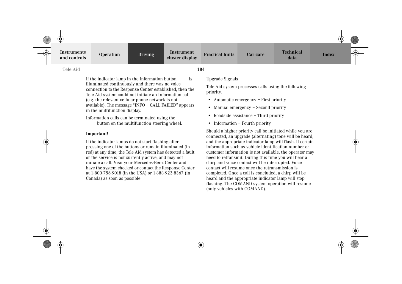 Mercedes-Benz 2002 E 55 AMG User Manual | Page 187 / 350