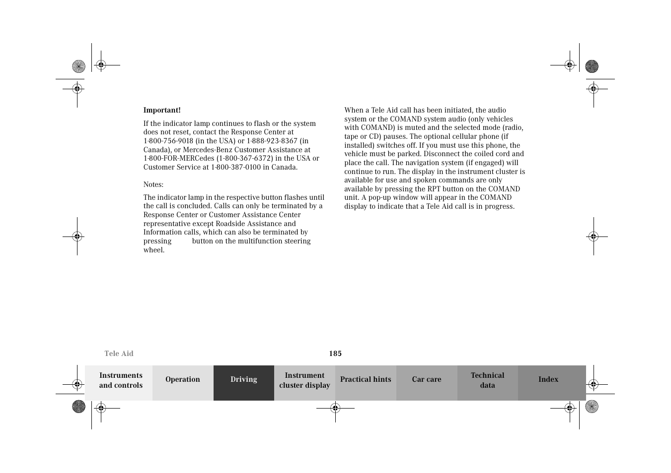 Mercedes-Benz 2002 E 55 AMG User Manual | Page 188 / 350