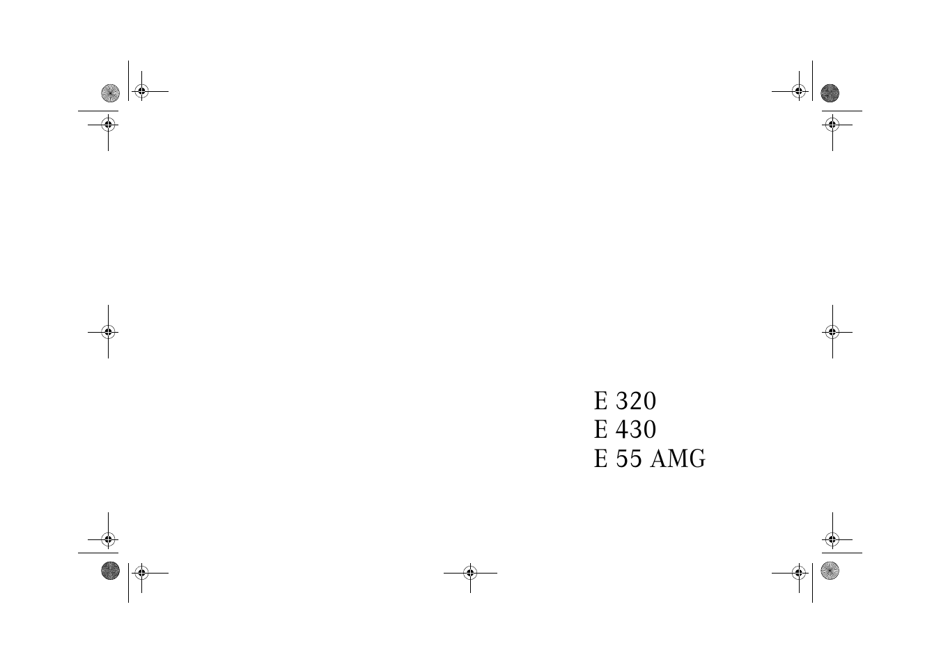 Mercedes-Benz 2002 E 55 AMG User Manual | Page 2 / 350