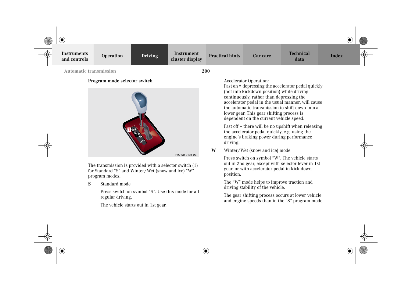 Mercedes-Benz 2002 E 55 AMG User Manual | Page 203 / 350
