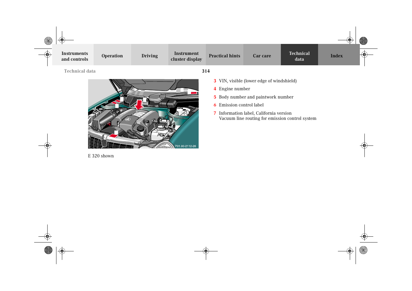 Mercedes-Benz 2002 E 55 AMG User Manual | Page 317 / 350