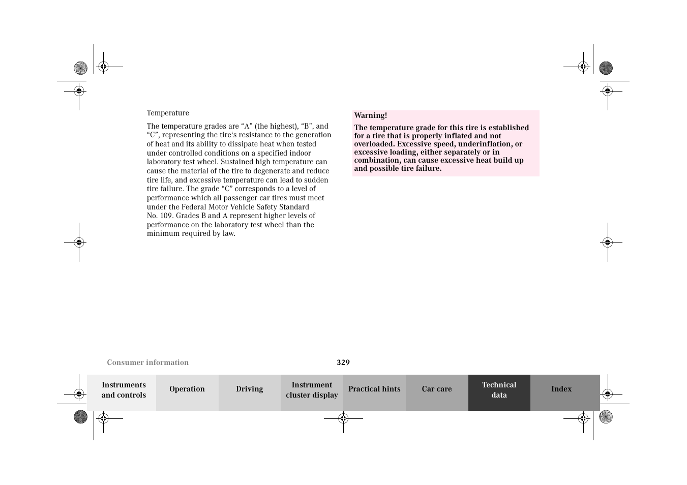 Mercedes-Benz 2002 E 55 AMG User Manual | Page 332 / 350