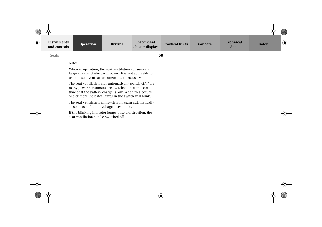 Mercedes-Benz 2002 E 55 AMG User Manual | Page 61 / 350