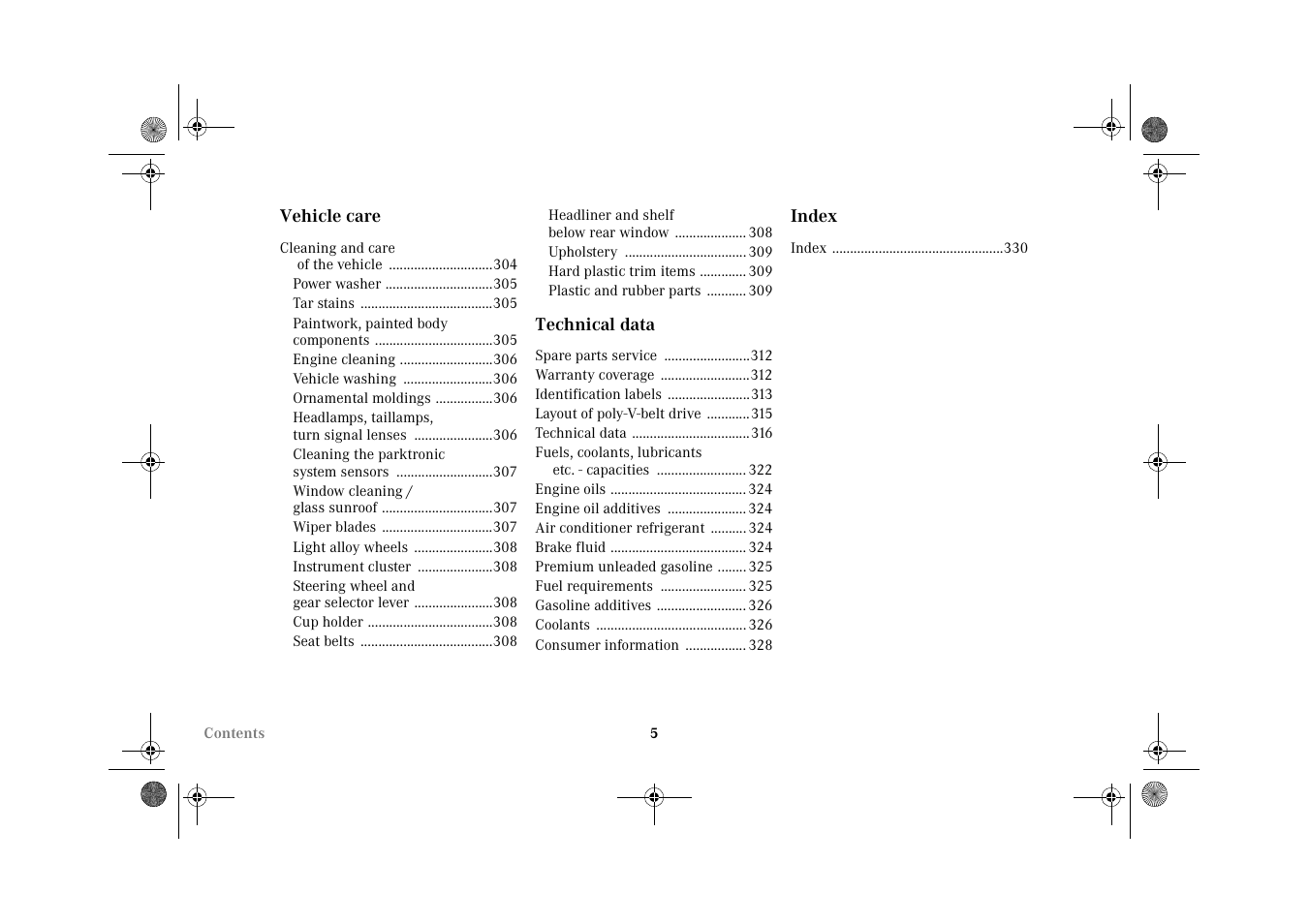 Mercedes-Benz 2002 E 55 AMG User Manual | Page 8 / 350