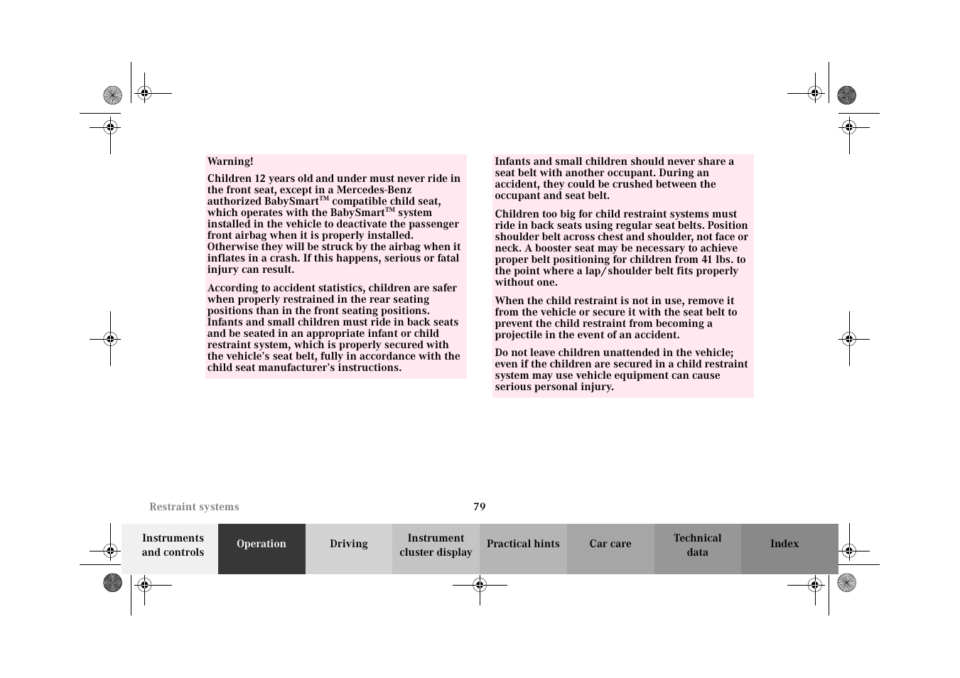 Mercedes-Benz 2002 E 55 AMG User Manual | Page 82 / 350