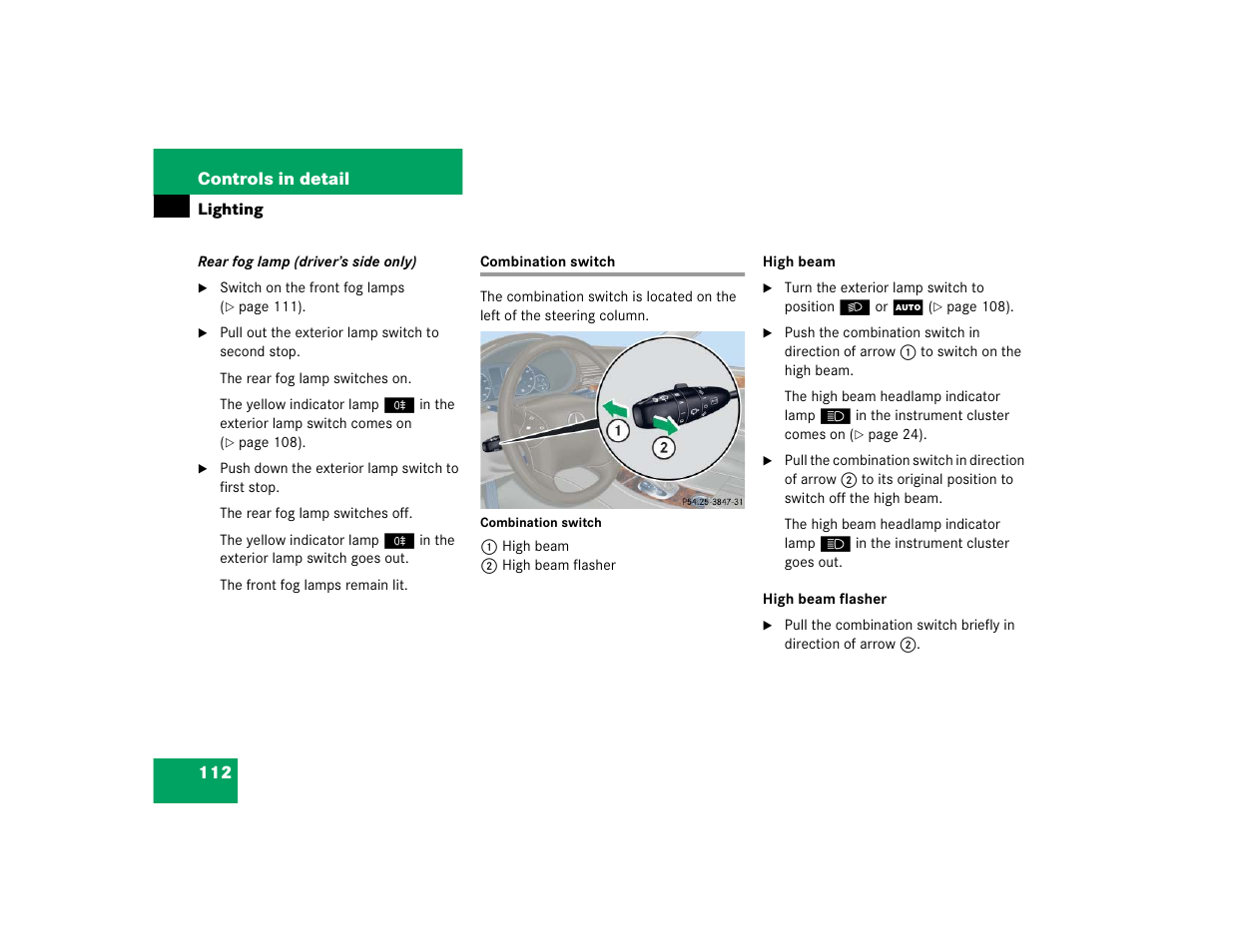 Mercedes-Benz 2005 C 240 4MATIC User Manual | Page 114 / 426