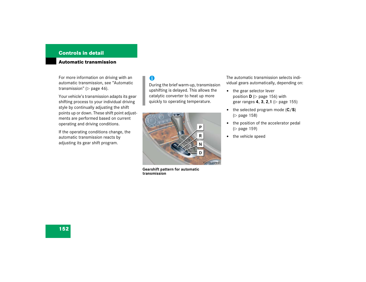 Mercedes-Benz 2005 C 240 4MATIC User Manual | Page 154 / 426