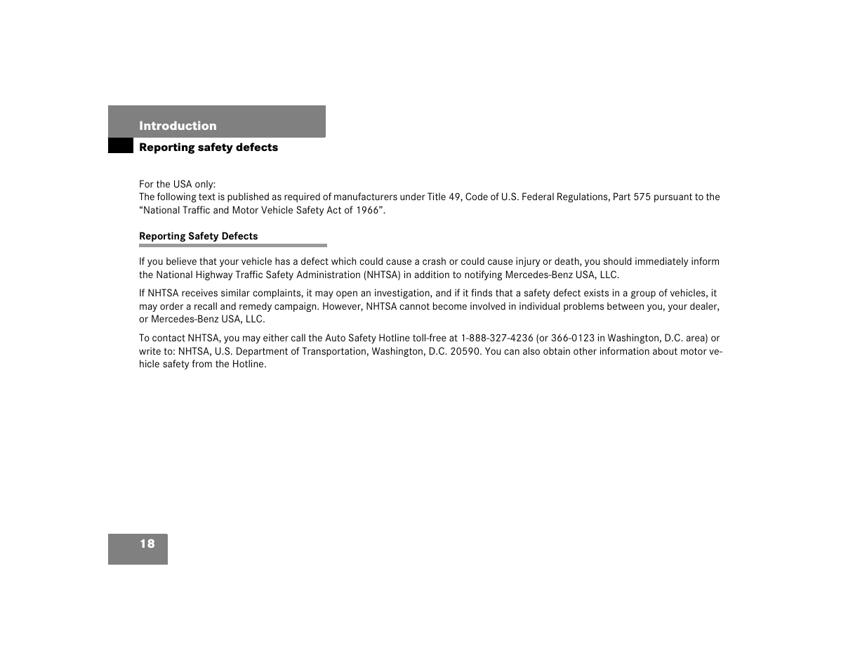 Mercedes-Benz 2005 C 240 4MATIC User Manual | Page 20 / 426