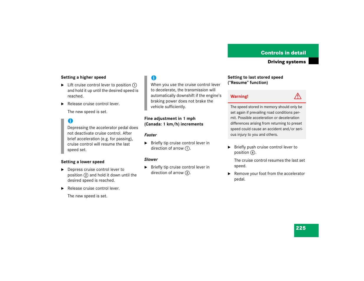 Mercedes-Benz 2005 C 240 4MATIC User Manual | Page 227 / 426