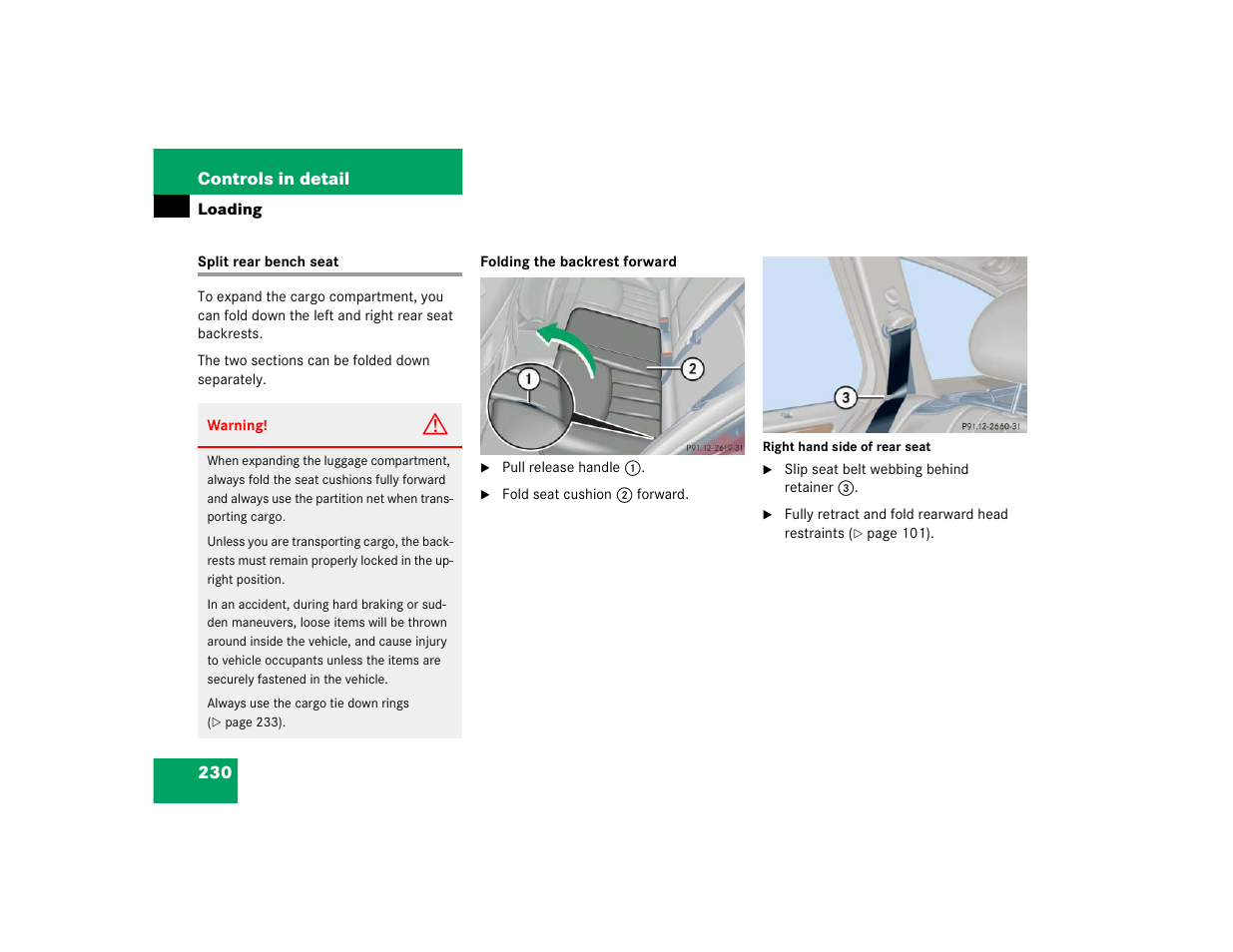 Mercedes-Benz 2005 C 240 4MATIC User Manual | Page 232 / 426