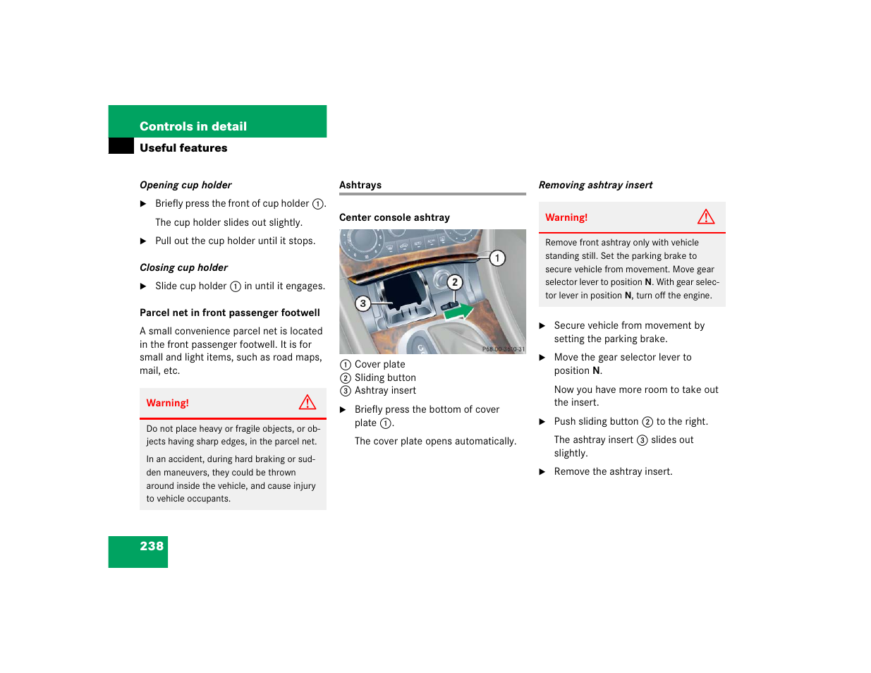 Mercedes-Benz 2005 C 240 4MATIC User Manual | Page 240 / 426