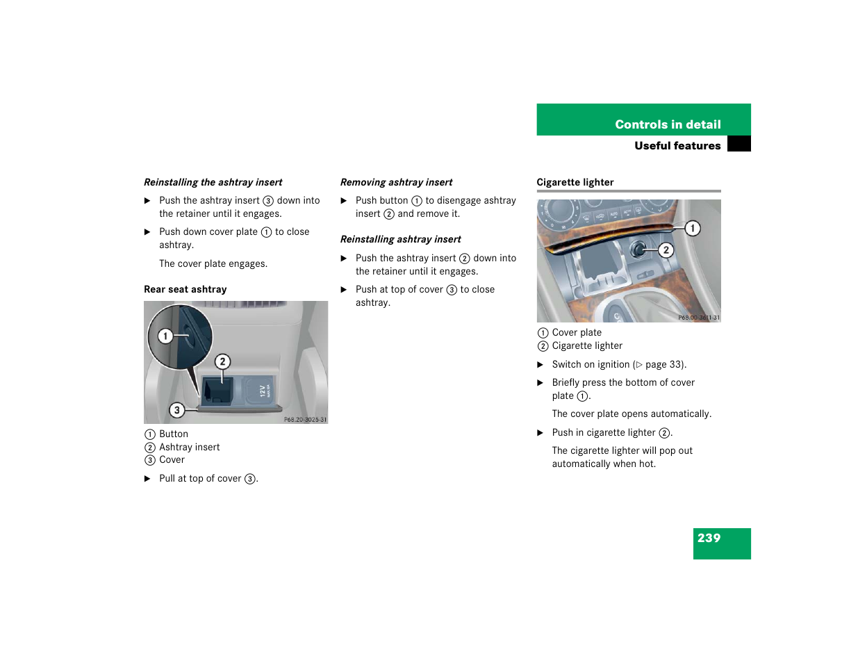 Mercedes-Benz 2005 C 240 4MATIC User Manual | Page 241 / 426