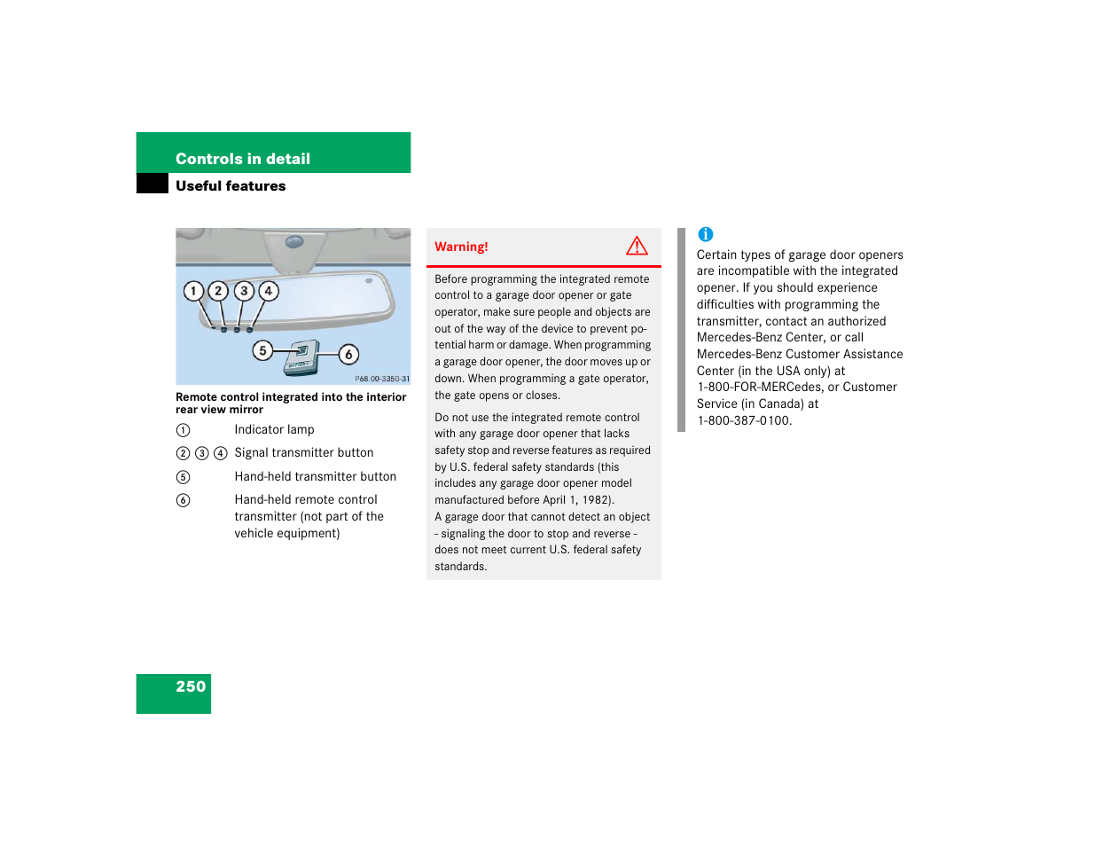 Mercedes-Benz 2005 C 240 4MATIC User Manual | Page 252 / 426