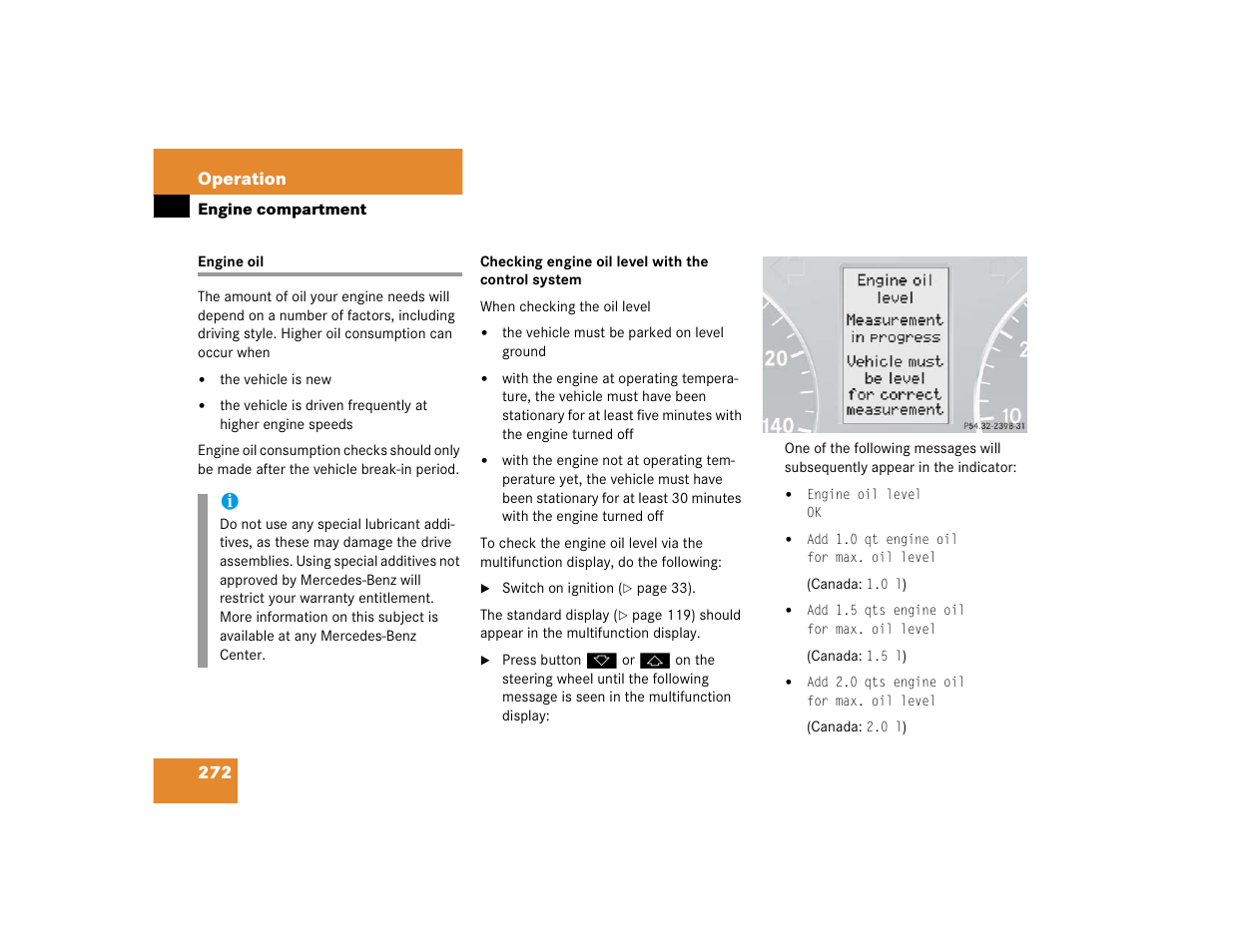 Mercedes-Benz 2005 C 240 4MATIC User Manual | Page 274 / 426