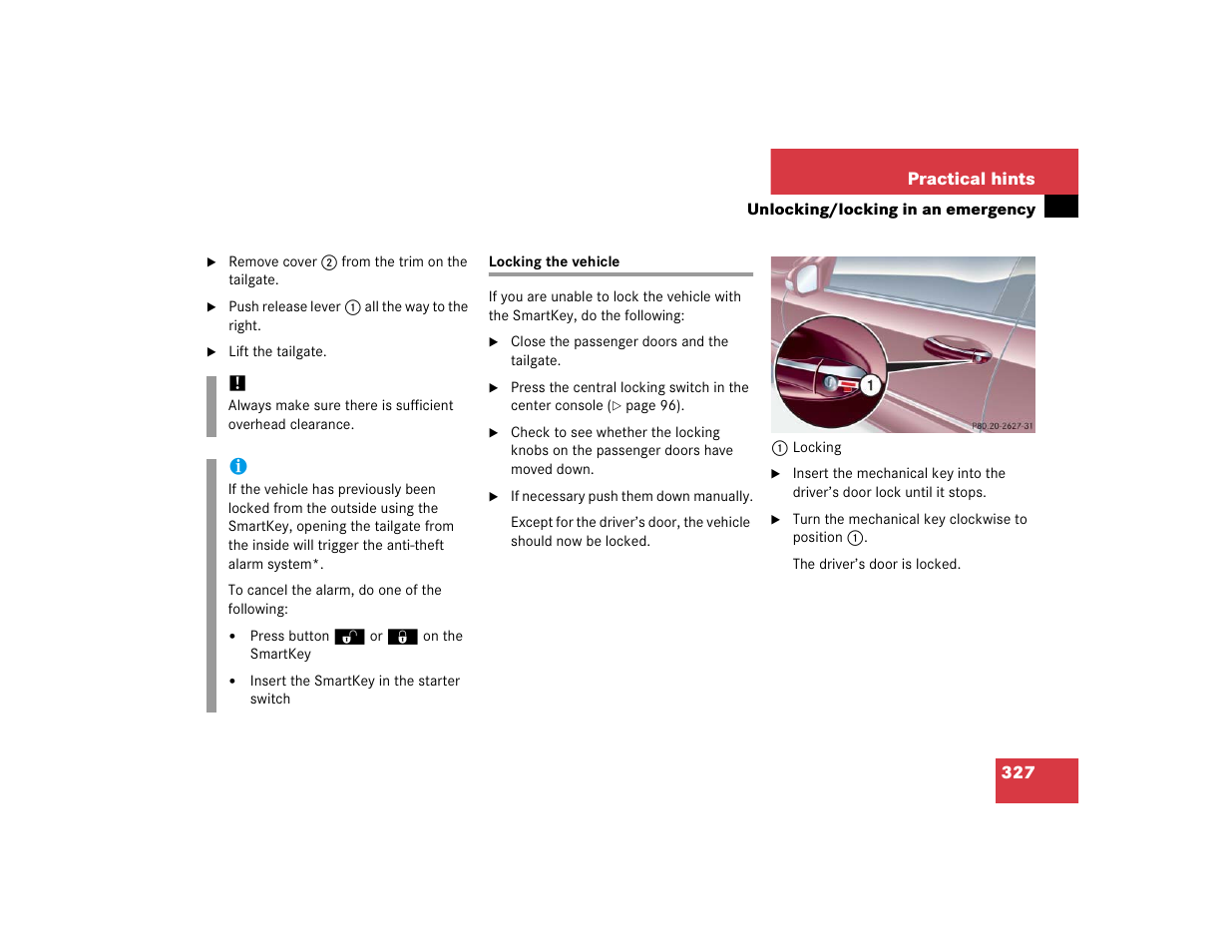 Mercedes-Benz 2005 C 240 4MATIC User Manual | Page 329 / 426