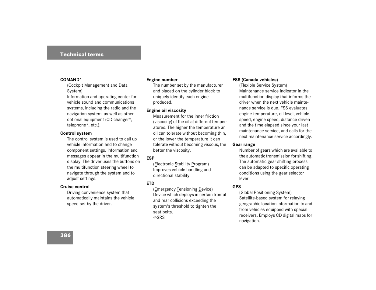 Mercedes-Benz 2005 C 240 4MATIC User Manual | Page 388 / 426