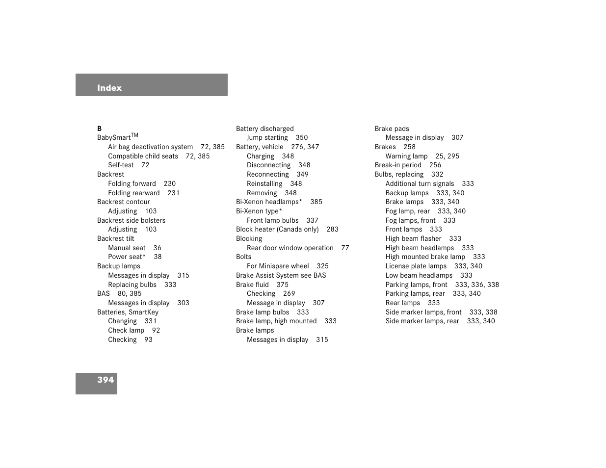 Mercedes-Benz 2005 C 240 4MATIC User Manual | Page 396 / 426