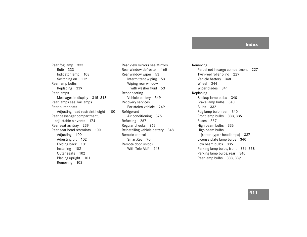 Mercedes-Benz 2005 C 240 4MATIC User Manual | Page 413 / 426