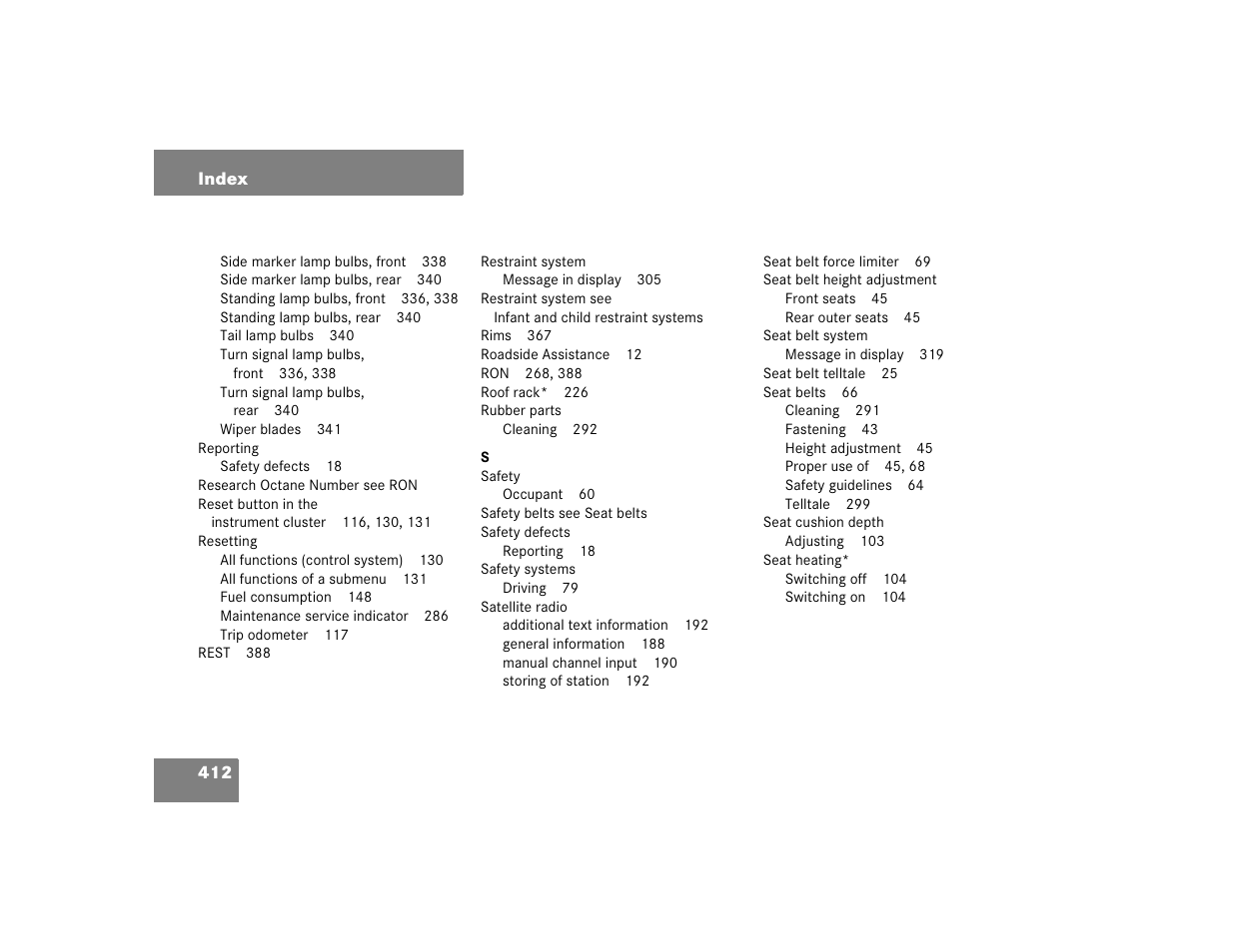 Mercedes-Benz 2005 C 240 4MATIC User Manual | Page 414 / 426