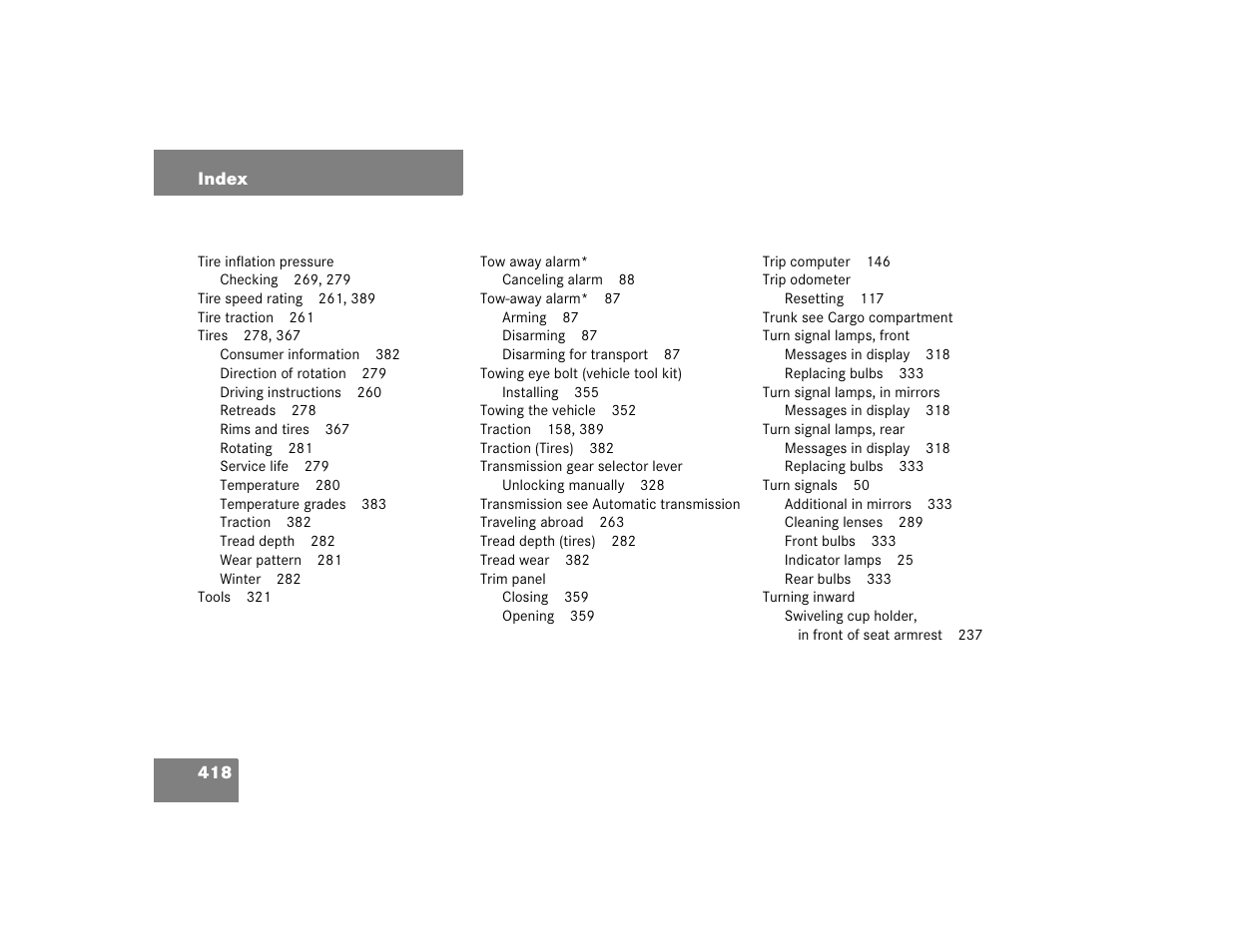 Mercedes-Benz 2005 C 240 4MATIC User Manual | Page 420 / 426