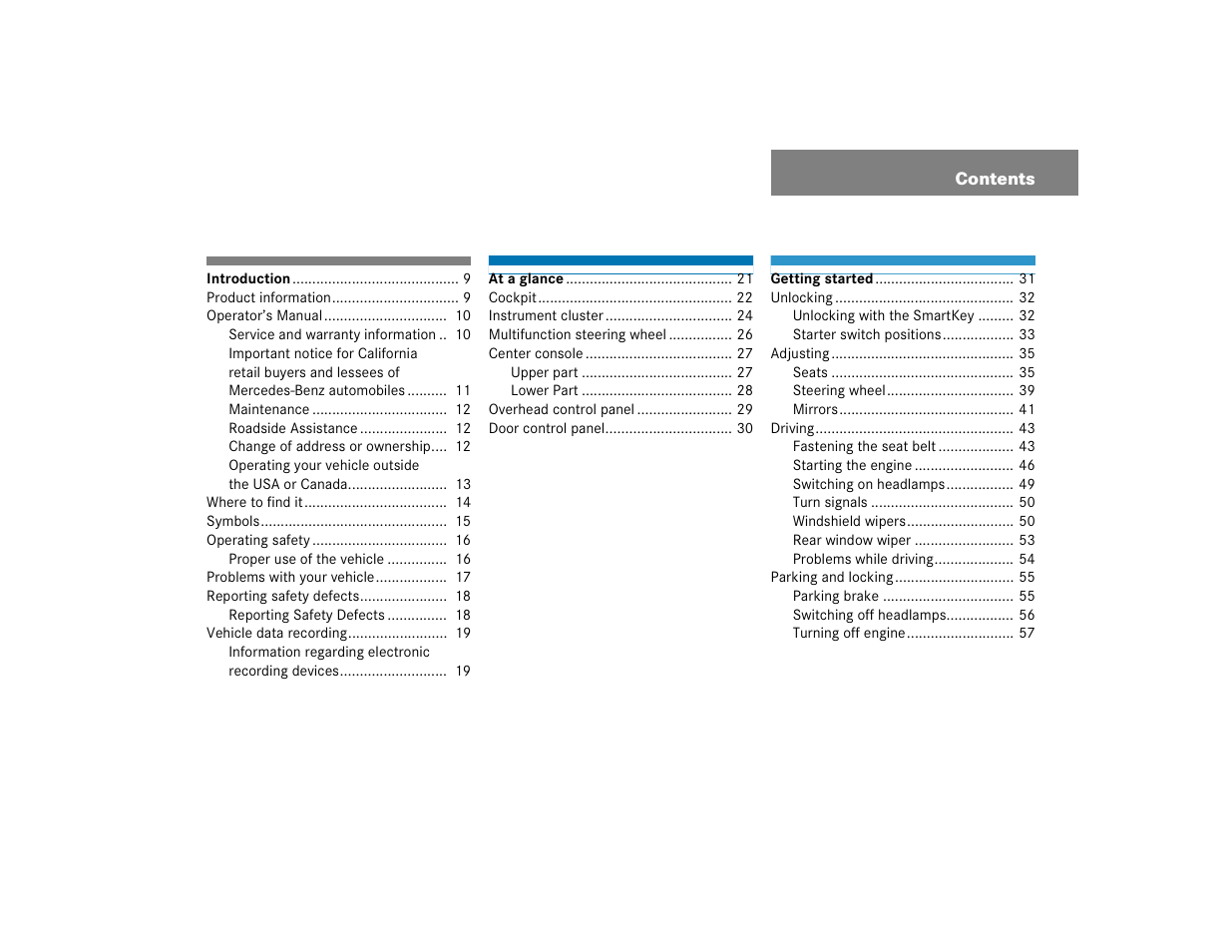 Mercedes-Benz 2005 C 240 4MATIC User Manual | Page 5 / 426