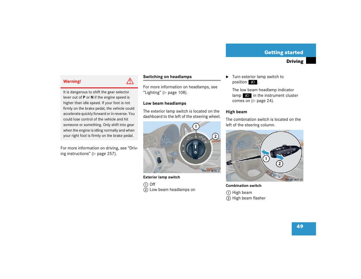 Mercedes-Benz 2005 C 240 4MATIC User Manual | Page 51 / 426