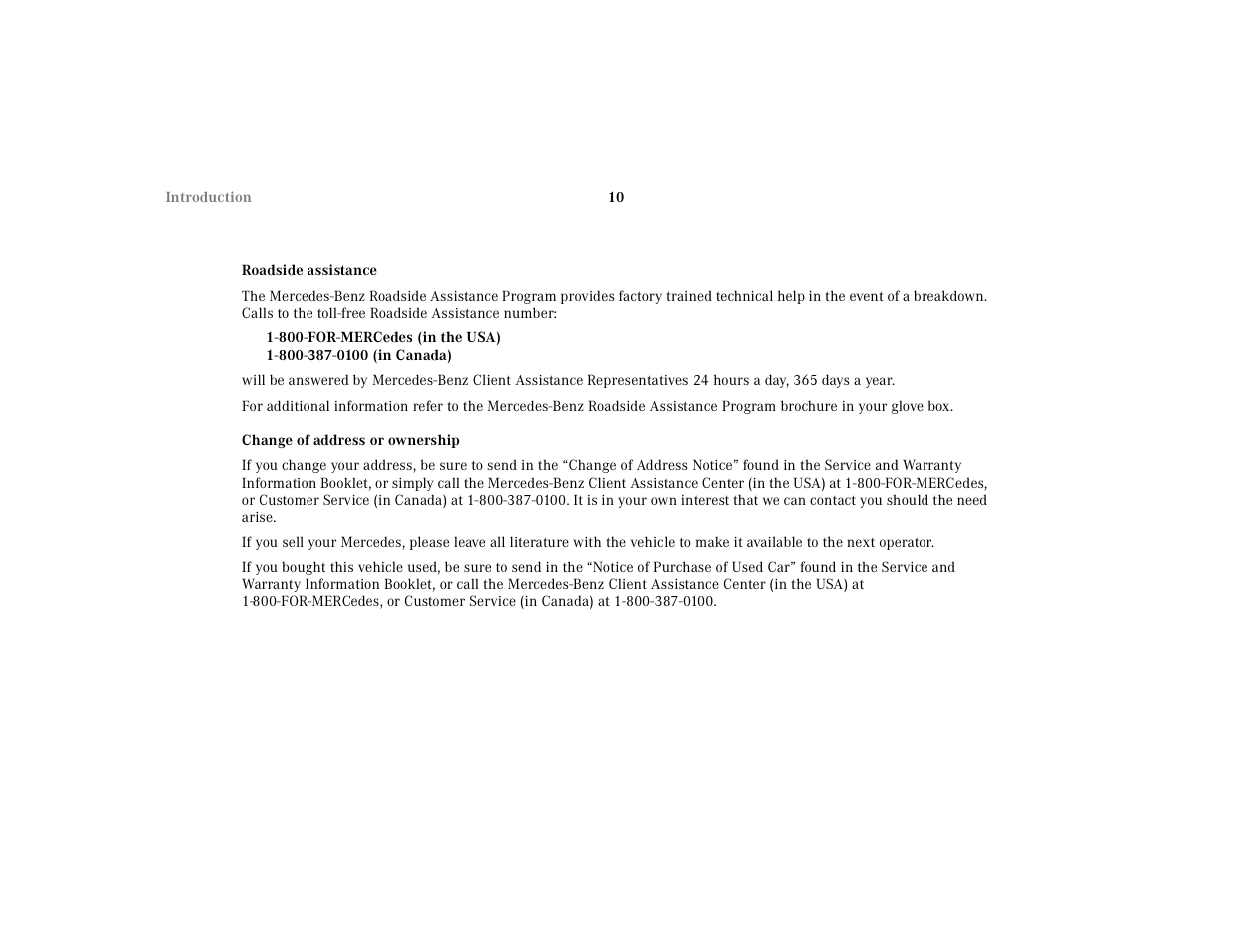 Mercedes-Benz 2001 CLK-Class Cabriolet User Manual | Page 13 / 341