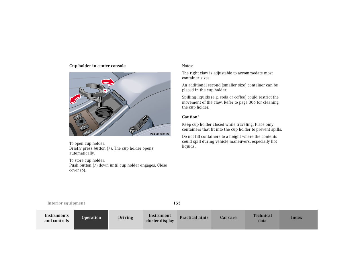 Mercedes-Benz 2001 CLK-Class Cabriolet User Manual | Page 156 / 341