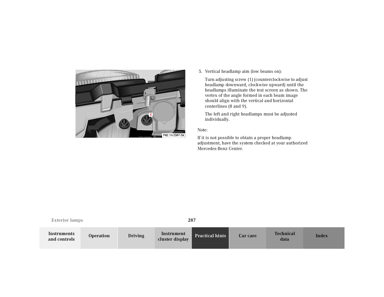 Mercedes-Benz 2001 CLK-Class Cabriolet User Manual | Page 290 / 341