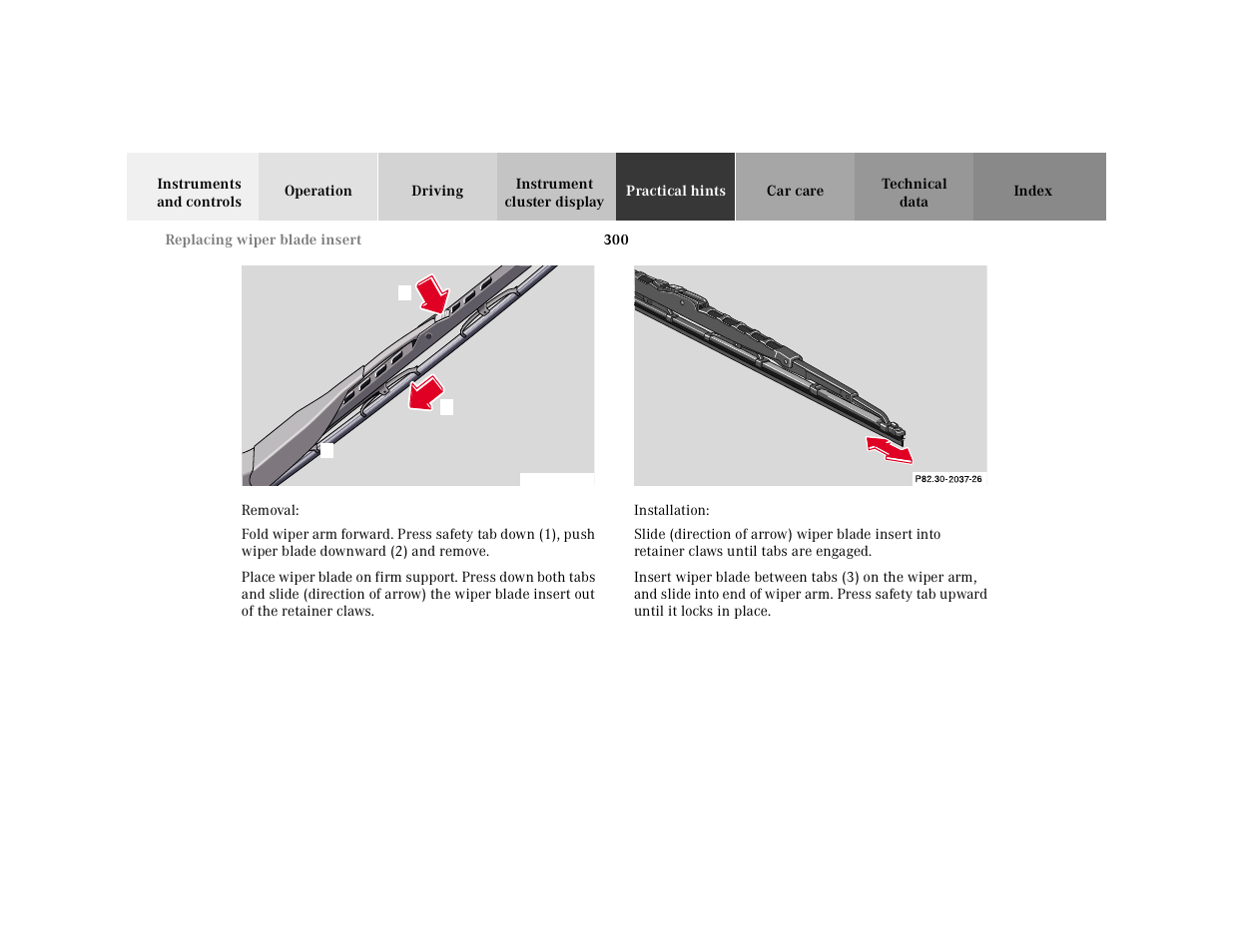 Mercedes-Benz 2001 CLK-Class Cabriolet User Manual | Page 303 / 341