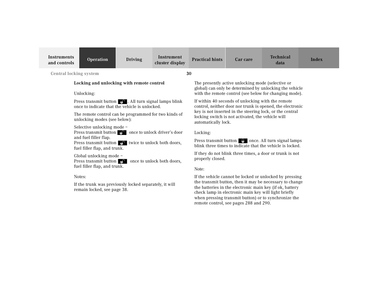 Mercedes-Benz 2001 CLK-Class Cabriolet User Manual | Page 33 / 341