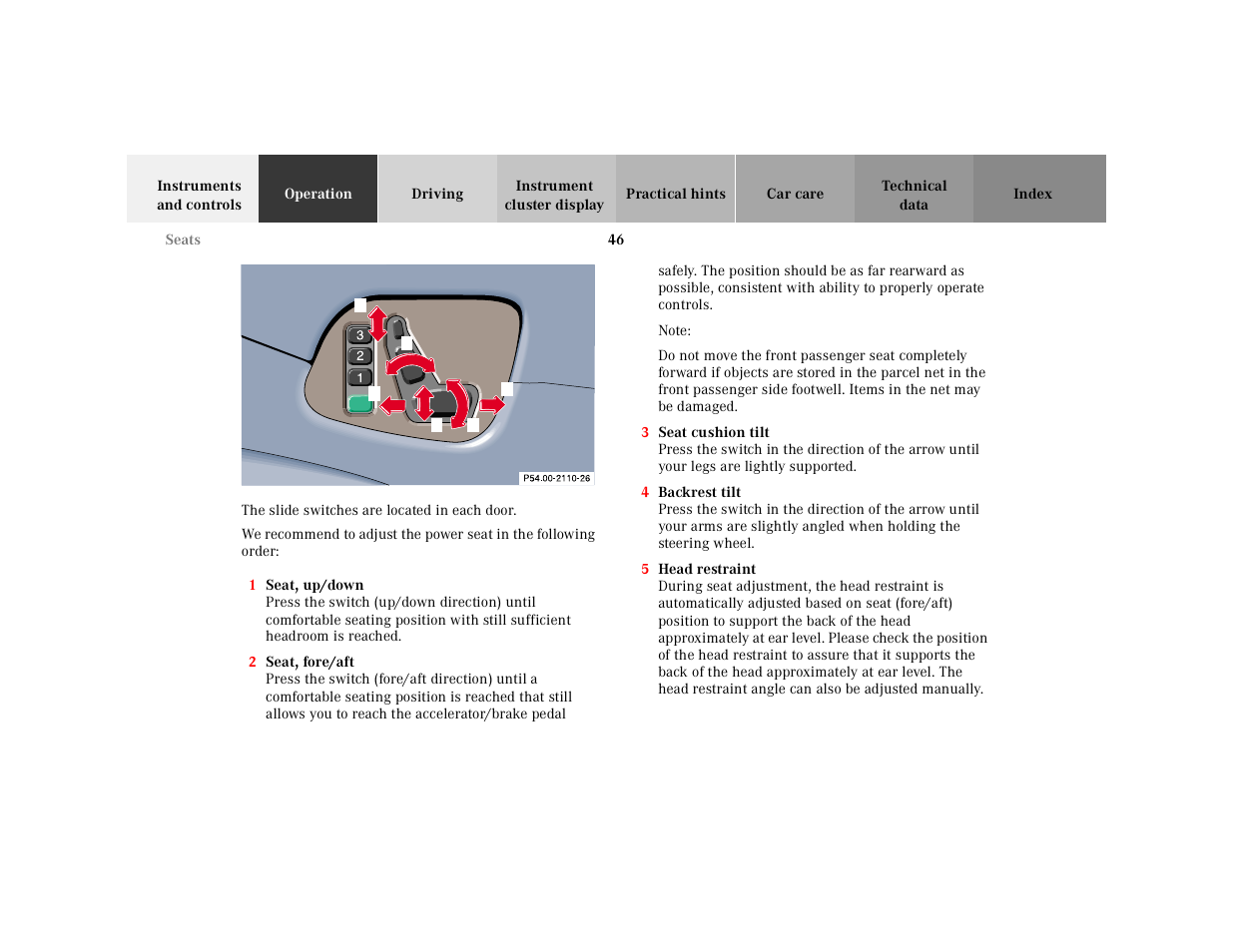 Mercedes-Benz 2001 CLK-Class Cabriolet User Manual | Page 49 / 341