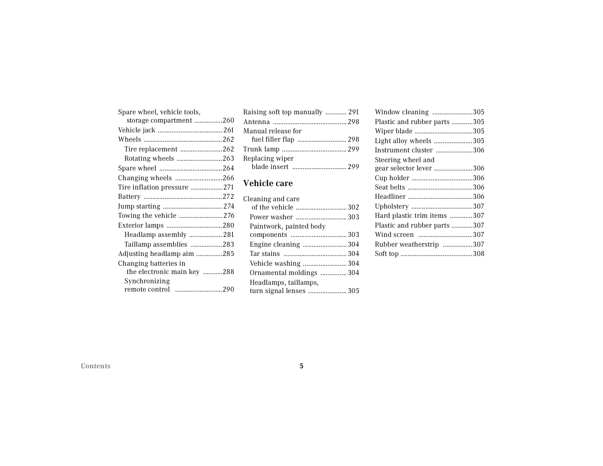 Mercedes-Benz 2001 CLK-Class Cabriolet User Manual | Page 8 / 341