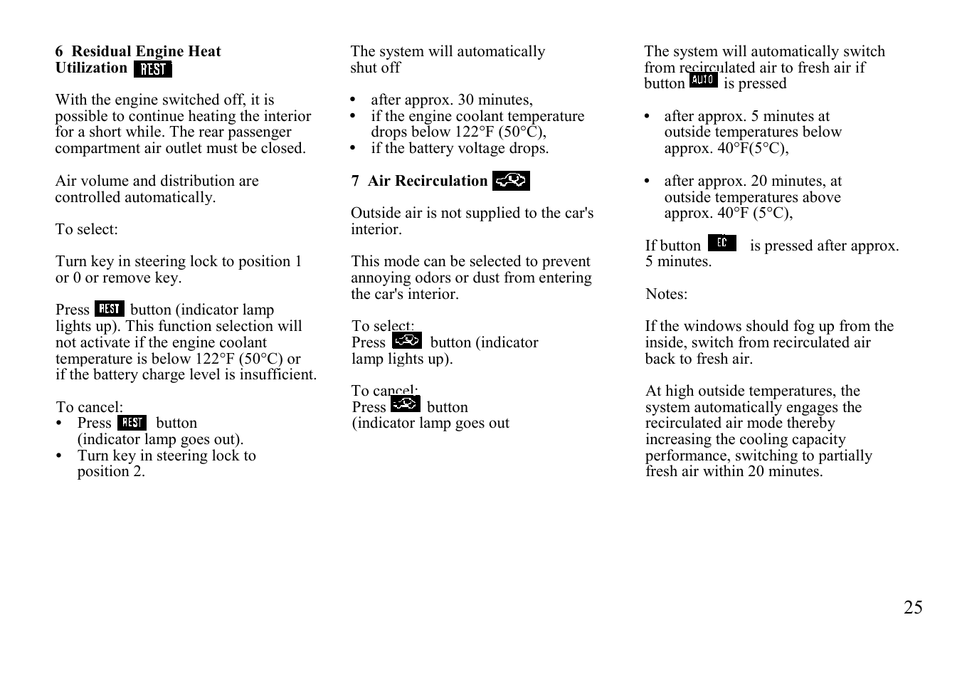 Mercedes-Benz BENZ-VEHICLES S 500 User Manual | Page 25 / 144