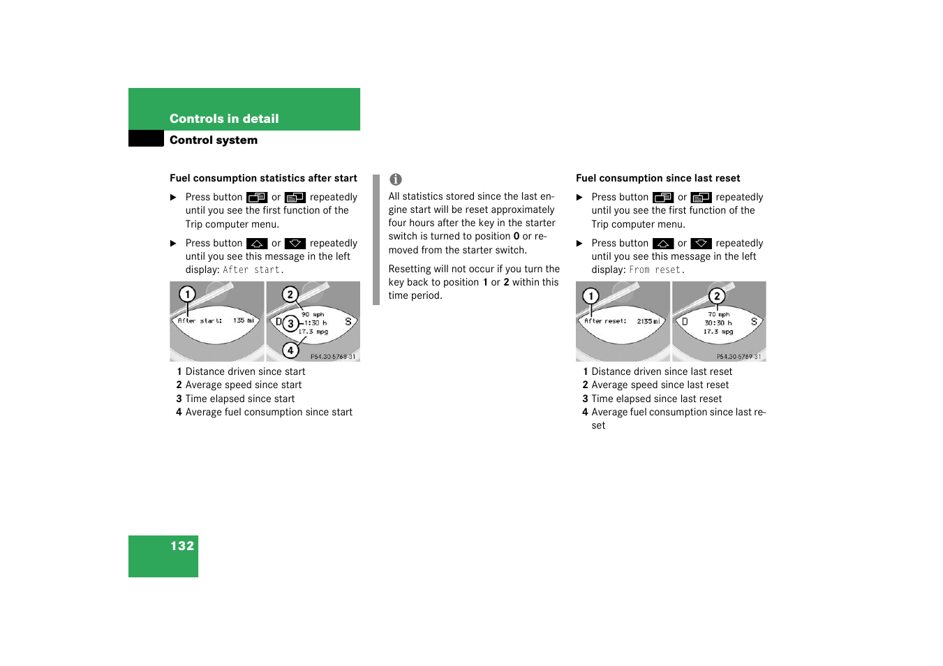 Mercedes-Benz 2003 SL 55 AMG User Manual | Page 132 / 376