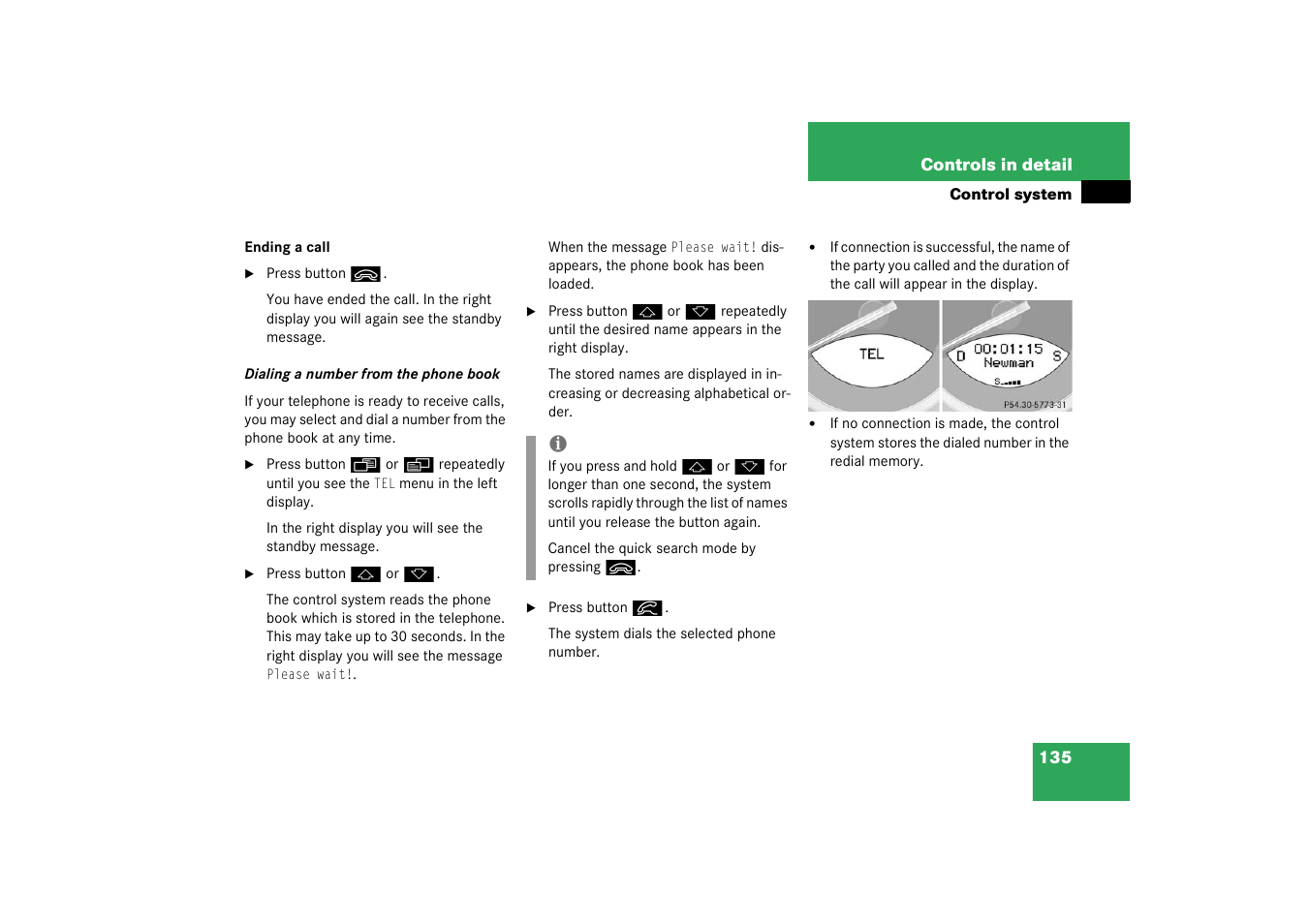 Mercedes-Benz 2003 SL 55 AMG User Manual | Page 135 / 376