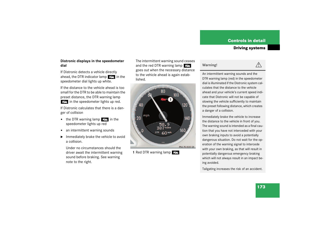 Mercedes-Benz 2003 SL 55 AMG User Manual | Page 173 / 376