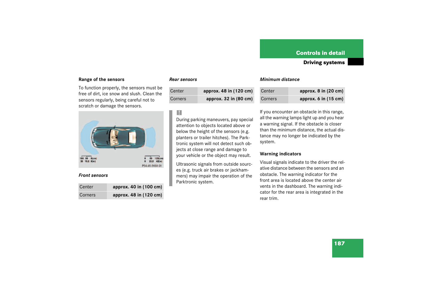 Mercedes-Benz 2003 SL 55 AMG User Manual | Page 187 / 376