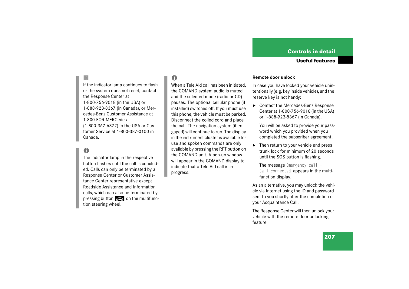 Mercedes-Benz 2003 SL 55 AMG User Manual | Page 207 / 376