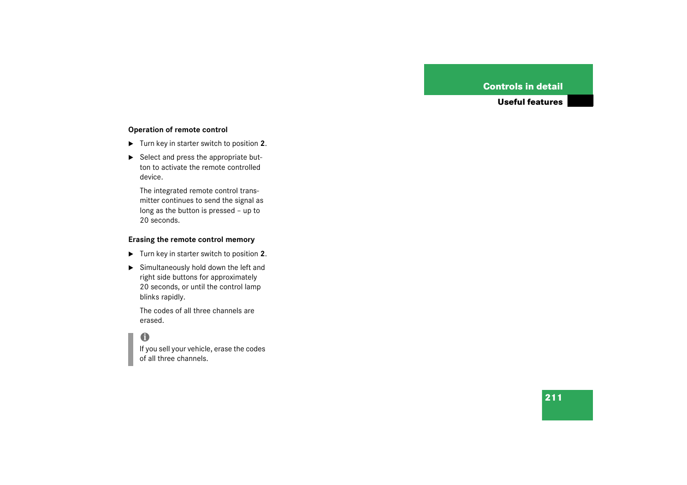 Mercedes-Benz 2003 SL 55 AMG User Manual | Page 211 / 376