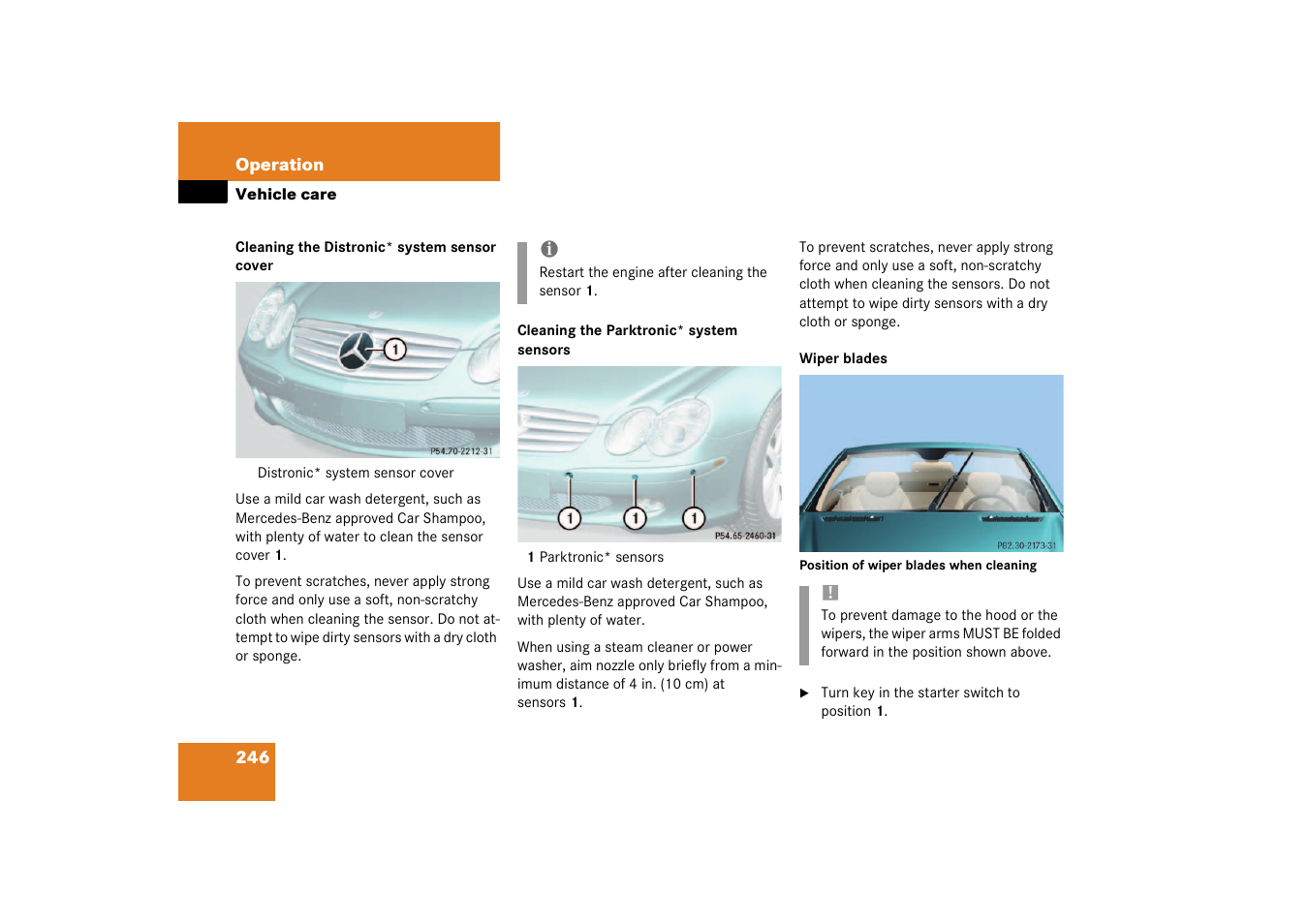 Mercedes-Benz 2003 SL 55 AMG User Manual | Page 246 / 376