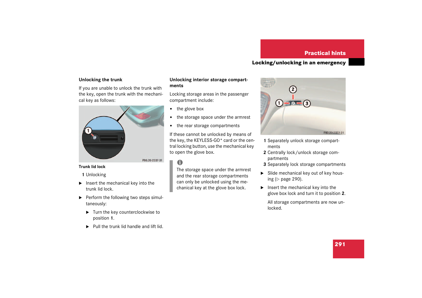 Mercedes-Benz 2003 SL 55 AMG User Manual | Page 291 / 376